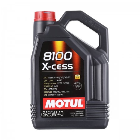 GALAO 4 LITROS DE LUBRIFICANTE OLEO DE MOTOR - MOTUL - 8100 5W-40 X-CESS GEN2 - SINTETICO