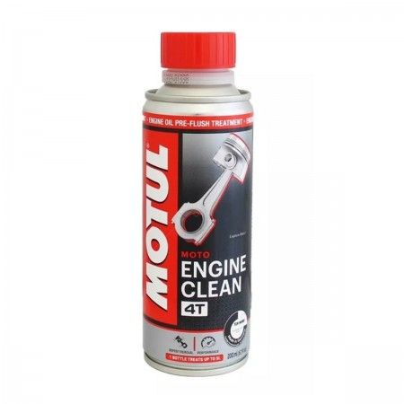 ADITIVO LIMPADOR PRE TROCA DE OLEO MOTOR 4T - MOTUL - ENGINE CLEAN MOTO - 200ML