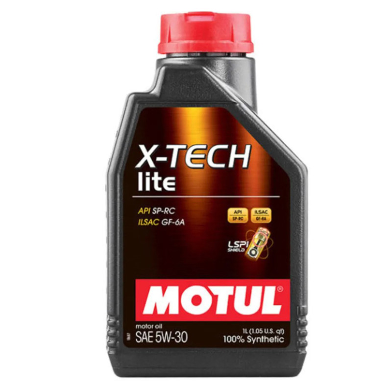 LUBRIFICANTE OLEO DE MOTOR - MOTUL - X-TECH LITE  5W-30 - SINTETICO - 1 LITRO