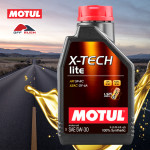 LUBRIFICANTE OLEO DE MOTOR - MOTUL - X-TECH LITE  5W-30 - SINTETICO - 1 LITRO