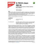 X-TECH CLEAN 5W-30 12X1L