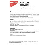 SPRAY LUBRIFICANTE PARA CORRENTES MOTOS MOTUL C4 MC CARE CHAIN LUBE - 400 ML