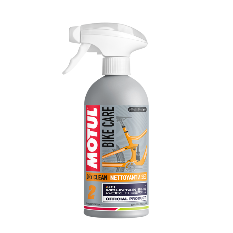 LIMPA BIKE A SECO MOTUL 500ML – ROAD - LIMPEZA PRÁTICA SEM ÁGUA