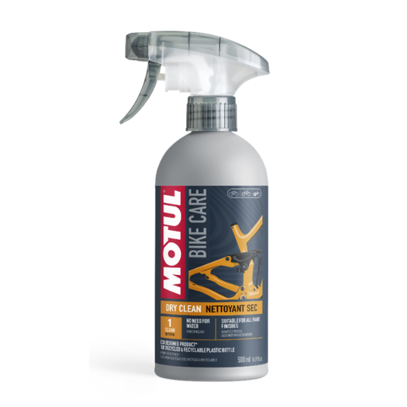 LIMPA BIKE A SECO MOTUL 500ML – MTB - LIMPEZA PRÁTICA SEM ÁGUA
