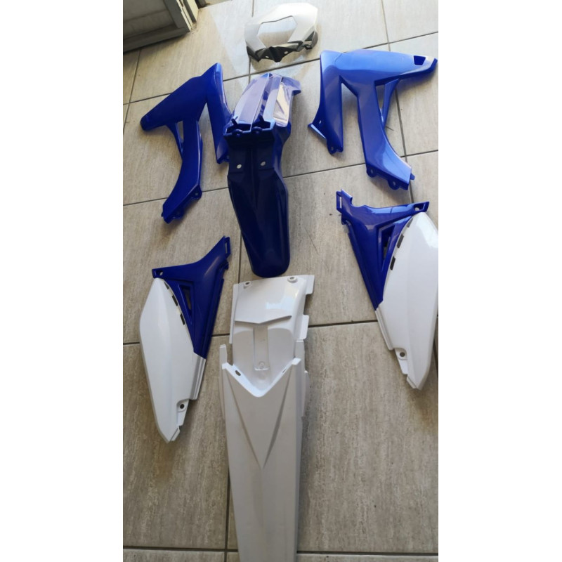 KIT CARENAGENS SHERCO 300 2012/2013 4 TEMPOS - AZUL E BRANCO
