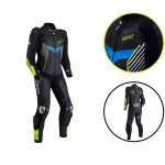 Macacao Texx 1 Peca Pista Preto Azul E Verde 5xl - 62