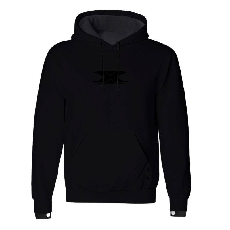 Moletom Texx Racing Preto E Preto Gg