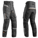 CALÇA P/ MOTOCICLISTA TEXX ARMOR MASCULINA CINZA LARANJA TAM 40