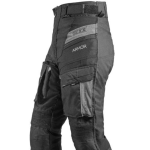CALÇA P/ MOTOCICLISTA TEXX ARMOR MASCULINA CINZA E PRETA TAM 40