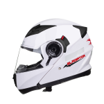 CAPACETE TEXX GLADIATOR ESCAMOTEÁVEL ARTICULADO BRANCO (TAM 60)