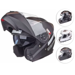 CAPACETE TEXX GLADIATOR ESCAMOTEÁVEL ARTICULADO PRETO FOSCO (TAM 58)