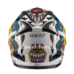 CAPACETE TEXX HAWK HUNGER FECHADO BRANCO E AMARELO (TAM 56)