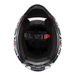 CAPACETE TEXX HAWK HUNGER FECHADO BRANCO E ROSA (TAM 56)