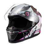 Capacete Texx Fechado Hawk Scream Rosa 62