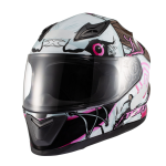 Capacete Texx Fechado Hawk Scream Rosa 62
