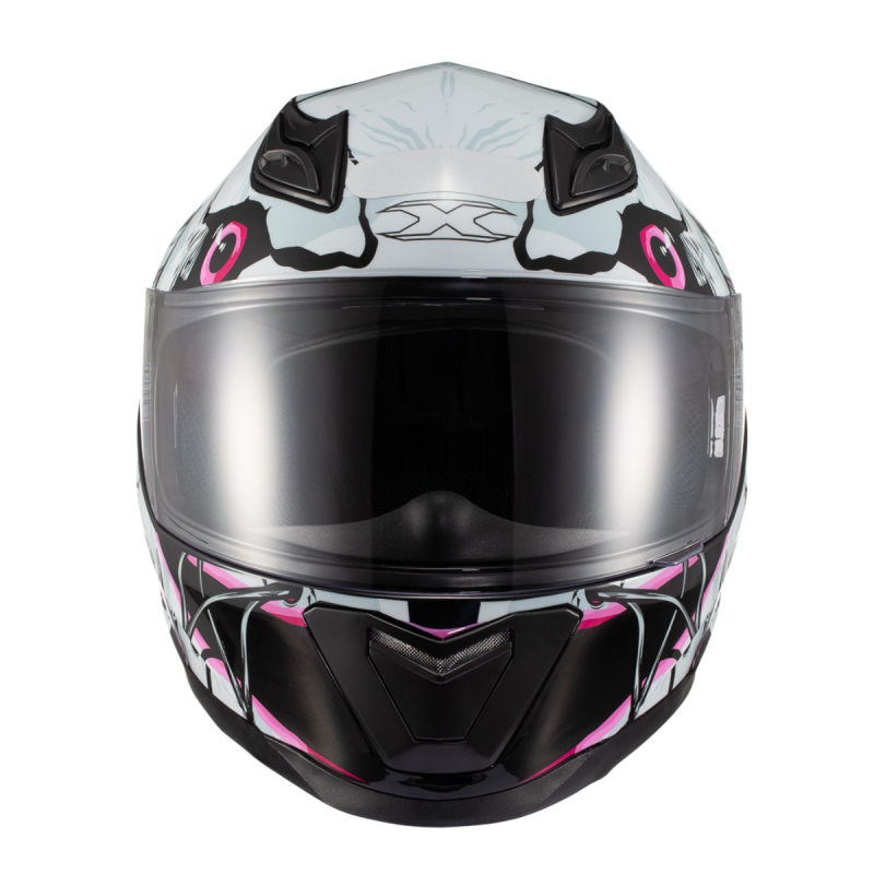 Capacete Texx Fechado Hawk Scream Rosa 62