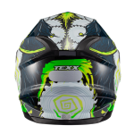 Capacete Texx Fechado Hawk Scream Verd Azul 56