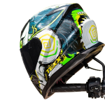 Capacete Texx Fechado Hawk Scream Verd Azul 56