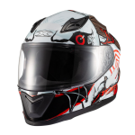 Capacete Texx Fechado Hawk Scream Verm 56