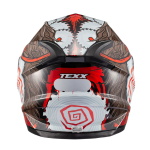 Capacete Texx Fechado Hawk Scream Verm 56