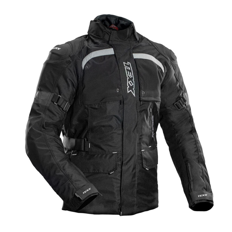 JAQUETA MOTOCICLISTA TEXX ARMOR MASCULINA AIRBAG BLACK TAM: 3G