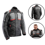 JAQUETA MOTOCICLISTA TEXX ARMOR MASCULINA AIRBAG VERMELHA TAM: 5G