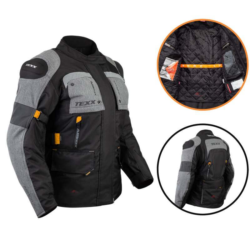 JAQUETA MOTOCICLISTA TEXX ARMOR LADY FEMININA LARANJA TAM: M
