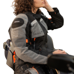 JAQUETA MOTOCICLISTA TEXX ARMOR LADY FEMININA LARANJA TAM: M