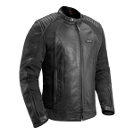 JAQUETA DE COURO P/ MOTOCICLISTA MASCULINA TEXX STORM PRETA TAM G