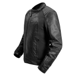 JAQUETA DE COURO P/ MOTOCICLISTA MASCULINA TEXX STORM PRETA TAM G
