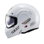 CAPACETE TEXX STRATOS 180 ESCAMOTEÁVEL ARTICULADO BRANCO BRILHO (TAM 58)