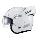 CAPACETE TEXX STRATOS 180 ESCAMOTEÁVEL ARTICULADO BRANCO BRILHO (TAM 58)