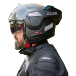CAPACETE TEXX STRATOS 180 ESCAMOTEÁVEL ARTICULADO PRETO FOSCO (TAM 56)