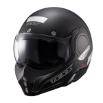 CAPACETE TEXX STRATOS 180 ESCAMOTEÁVEL ARTICULADO PRETO FOSCO (TAM 56)