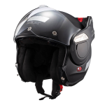 CAPACETE TEXX STRATOS 180 ESCAMOTEÁVEL ARTICULADO PRETO FOSCO (TAM 56)