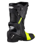 BOTA ESPORTIVA P/ MOTOCICLISTA TEXX PISTA PRETA, VERDE E AZUL TAM 38