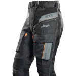 CALÇA P/ MOTOCICLISTA TEXX ARMOR FEMININA CINZA LARANJA TAM 40