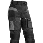 CALÇA P/ MOTOCICLISTA TEXX ARMOR FEMININA CINZA E PRETA TAM 52