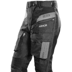 CALÇA P/ MOTOCICLISTA TEXX ARMOR FEMININA CINZA E PRETA TAM 52