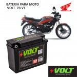 BATERIA MOTO VOLT 7B VT SELADA 7 AMPERES 12 VOLTS - HONDA / YAMAHA