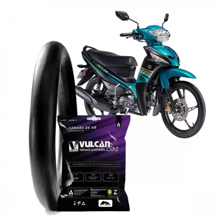 CÂMARA DE AR ARO 17 MOTOS - VULCAN 56 - 2.75-17 (VG-17) - BIZ C100 DREAM/CRYPTON/TCHAU 50