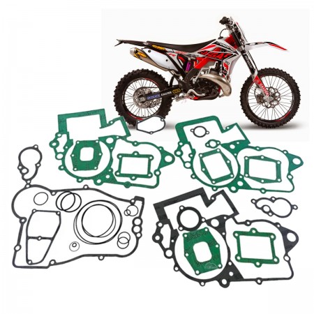 JOGO KIT DE JUNTAS DO MOTOR COMPLETO COM BORRACHAS GAS GAS EC 200 250 300 (97-14)