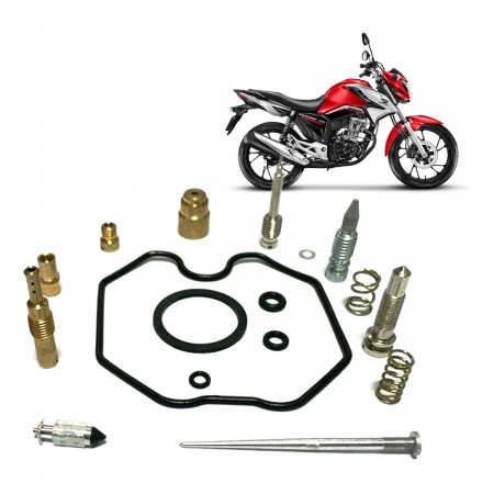 KIT REPARO CARBURADOR HONDA HONDA CG (76-24), ML (81-83) Nº 100