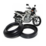 KIT GUARDA PO + RENTENTOR GARFO BENGALA  - VEDAMOTORS - HONDA CBX 250 TWISTER, CB300 500, CBR 250, CRF 125F