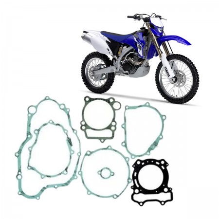 JOGO KIT DE JUNTAS DO MOTOR COMPLETO SEM BORRACHAS YAMAHA YZF WRF 250 (01-13), GAS GAS EC 250F 4T (13-15)