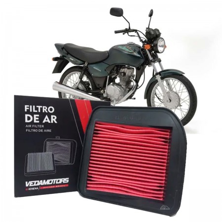 FILTRO DE AR HONDA CG 125 (2000-2004), FAN 125 (2005-2008)