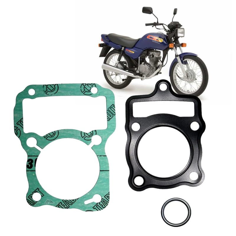 KIT SUPERIOR SEM BORRACHA - VEDAMOTORS - HONDA CG 125 (93-99) (CABECOTE ACO)