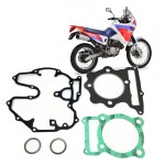 KIT SUPERIOR SEM BORRACHA - VEDAMOTORS - HONDA XLX 350R (87-91), NX 350 SAHARA (90-99) CABECOTE PRESPACK COM TAMPA DE ACO