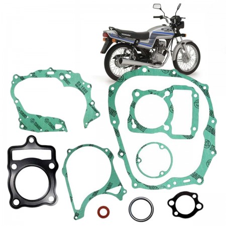 JOGO DE JUNTAS MOTOR SEM BORRACHA - VEDAMOTORS - HONDA CG 125 TITAN 125 (93-99) (CABECOTE ACO)