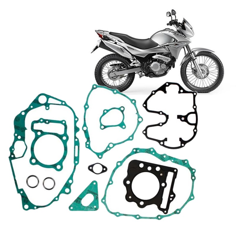 JOGO DE JUNTAS MOTOR SEM BORRACHA - VEDAMOTORS - HONDA NX 400 FALCON (03-24), XR 400R (96-04)